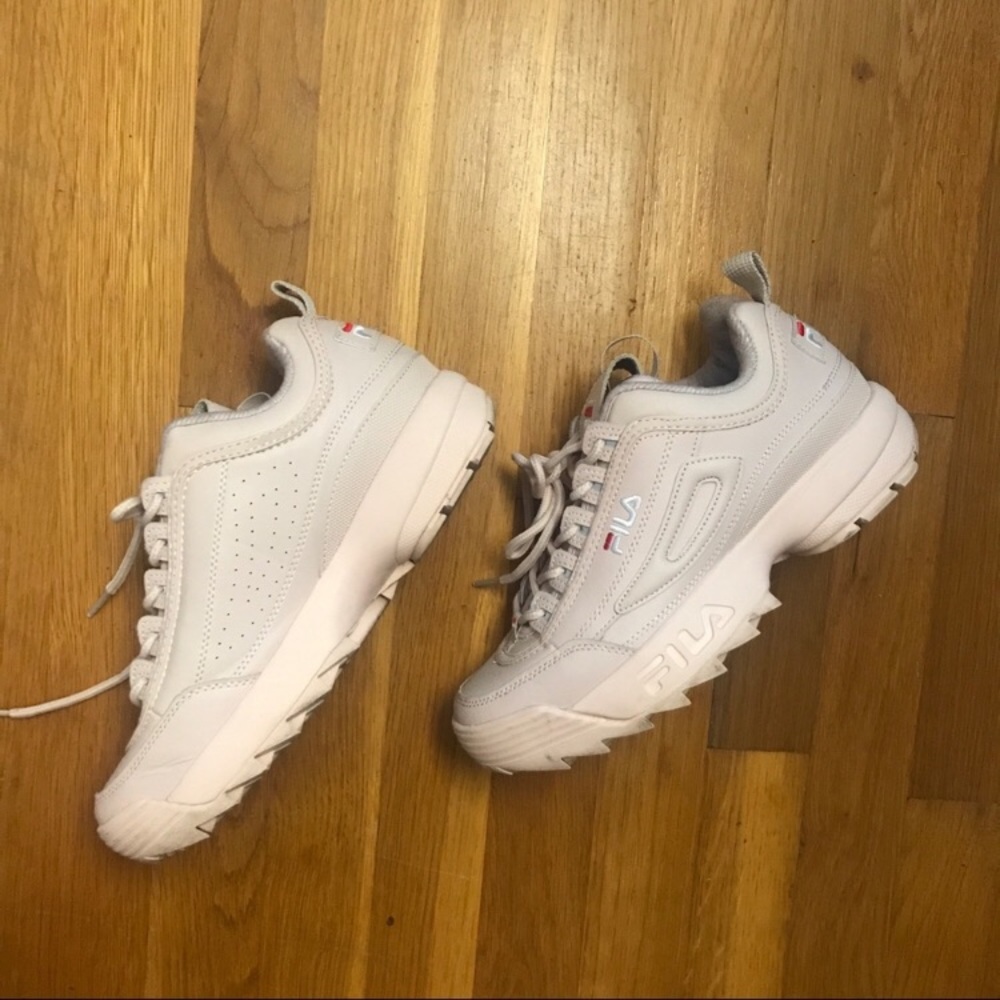 FILA FILA Disruptor 2 Premium in a Light Pink 8
